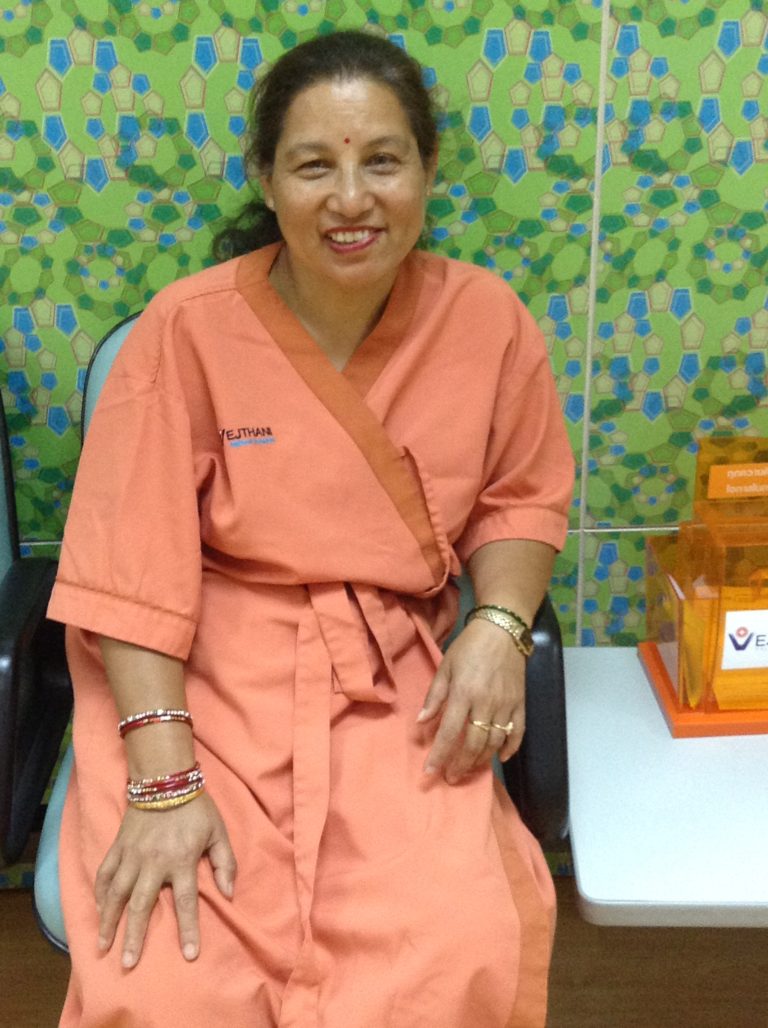 Ms Sony Karmacharya ready for Breast Cancer Surgery